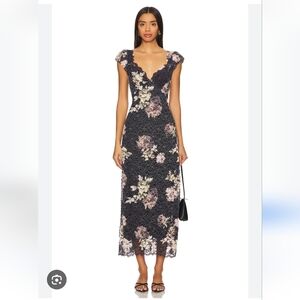 Free People Butterfly Babe Lace Maxi Dress XL